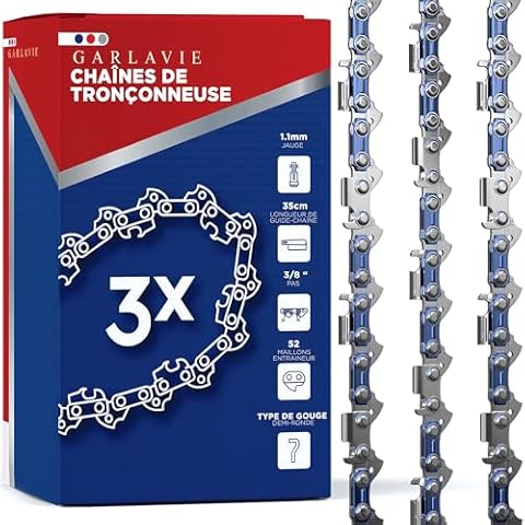 Garlavie Chaînes de tronçonneuse 35 cm Cover