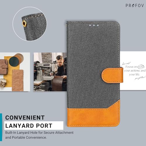 Image of Multi-Function Flip Wallet for Moto G54 5G | Enhanced Grip Texture | Shockproof Moto G54 5G Designer Back Cover | Sophisticated Grey