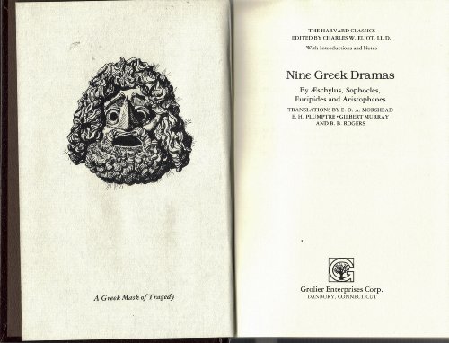 Nine Greek Dramas By AEschylus, Sophocles, Euri... B000FO06GE Book Cover