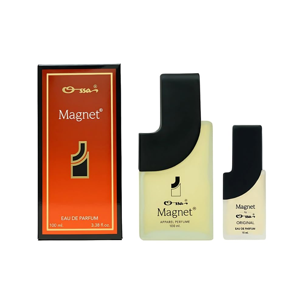Ossa Magnet Apparel Perfume 100ml And Magnet Original EDP 15ml | Premium Perfume Combo For Men & Women | Long Lasting Fragrance With Mandarin, Cardamom,Patchouli Notes | Best Gift For Raksha Bandhan-image-46
