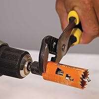 Vista 8 de Klein Tools 32905 Kit de sierra perforadora para electricista con eje de 3 piezas