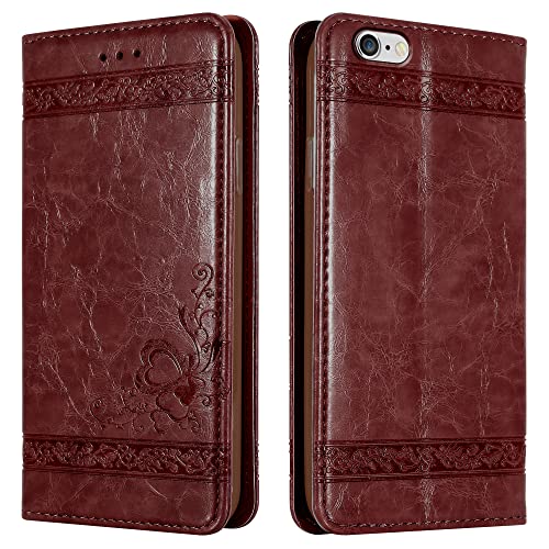 Case for Apple iPhone 6 PLUS / 6S PLUS Wallet Protection Cover Stand Magnetic - Bild 21 von 30