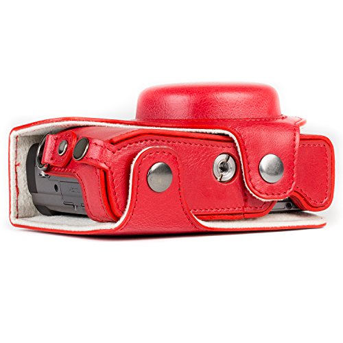 Funda MegaGear Ever Ready para Cámara Panasonic Lumix - Rojo miniatura 4