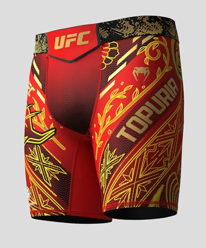 Venum Men's UFC Unrivaled Red Ilia Topuria Vale Tudo Short4