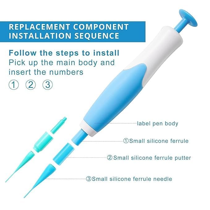 Image of Skin Tag Remover Kit for Face & Body, Upgraded Fast and Easy Removal Pen for Small to Large Size 2mm-8mm, Safe and Painless Clear Skin Tag & Mole, with 40 Removal Bands & 10 Cleansing Wipes