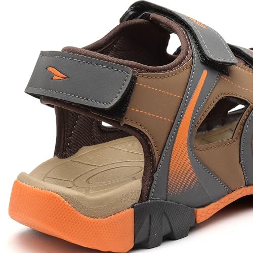 Image of ASIAN Mens VISTARA-20 Casual Sandals with adjustable velcro closure for easy wear with flexible fitting and trendy and stylish looks ideal for everyday use for mens as well as boys