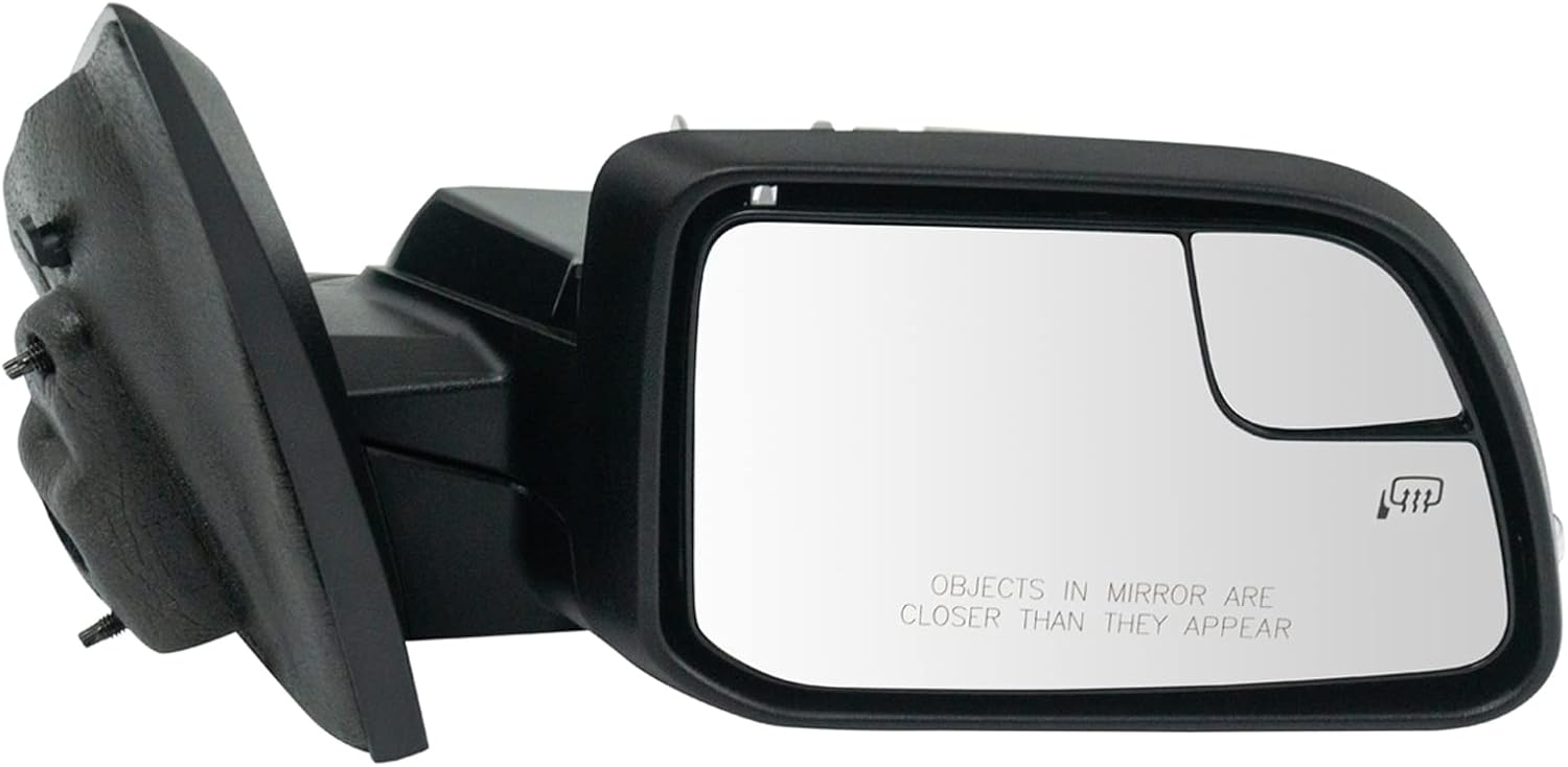 TRQ Passenger Side Power Heated Mirror Paint to Match Memory Puddle Light Turn Signal Compatible with 2011-2015 Lincoln MKX FO1321477