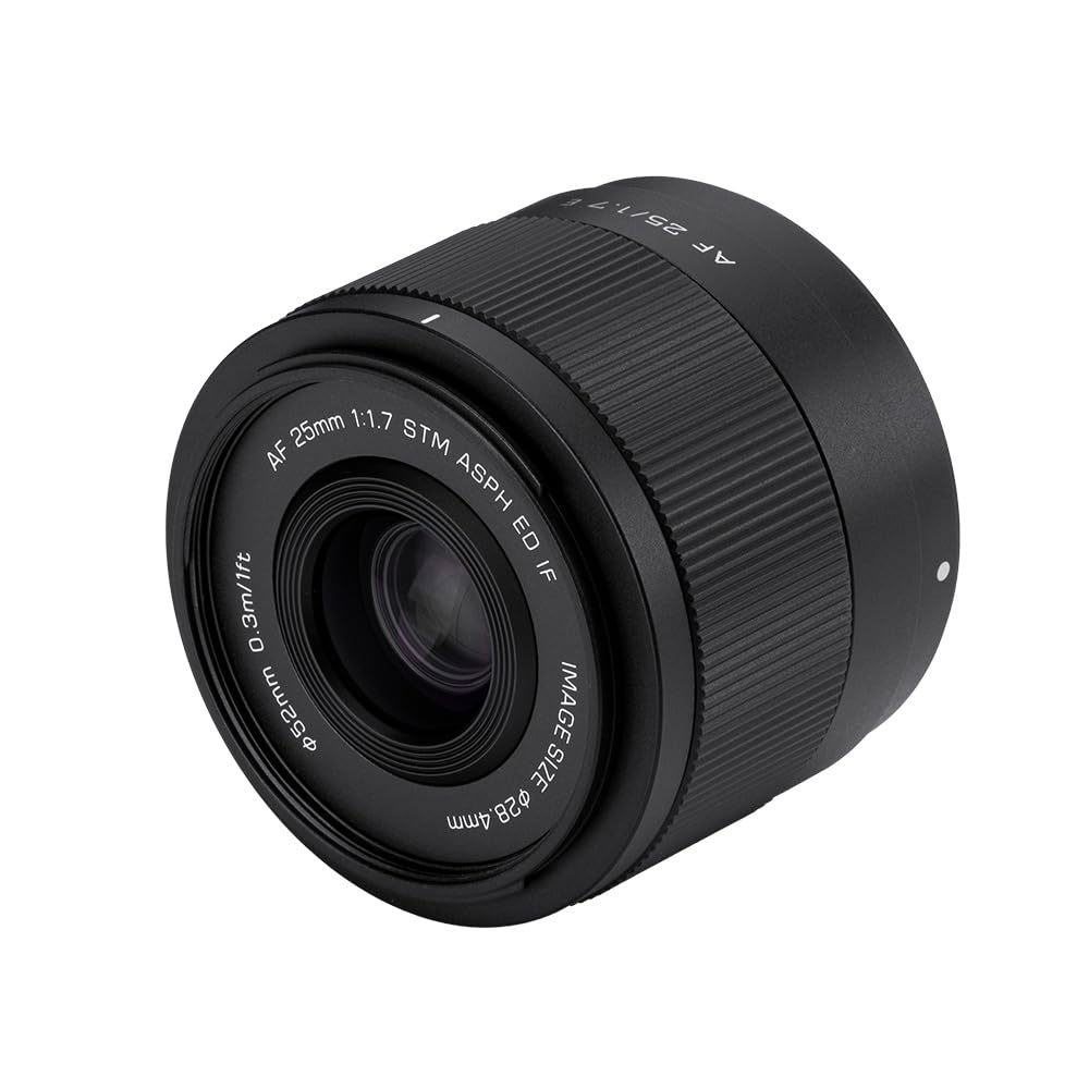 Amazon.co.jp: Viltrox AF 25mm F1.7 単焦点レンズ 大口径 軽量 小型 