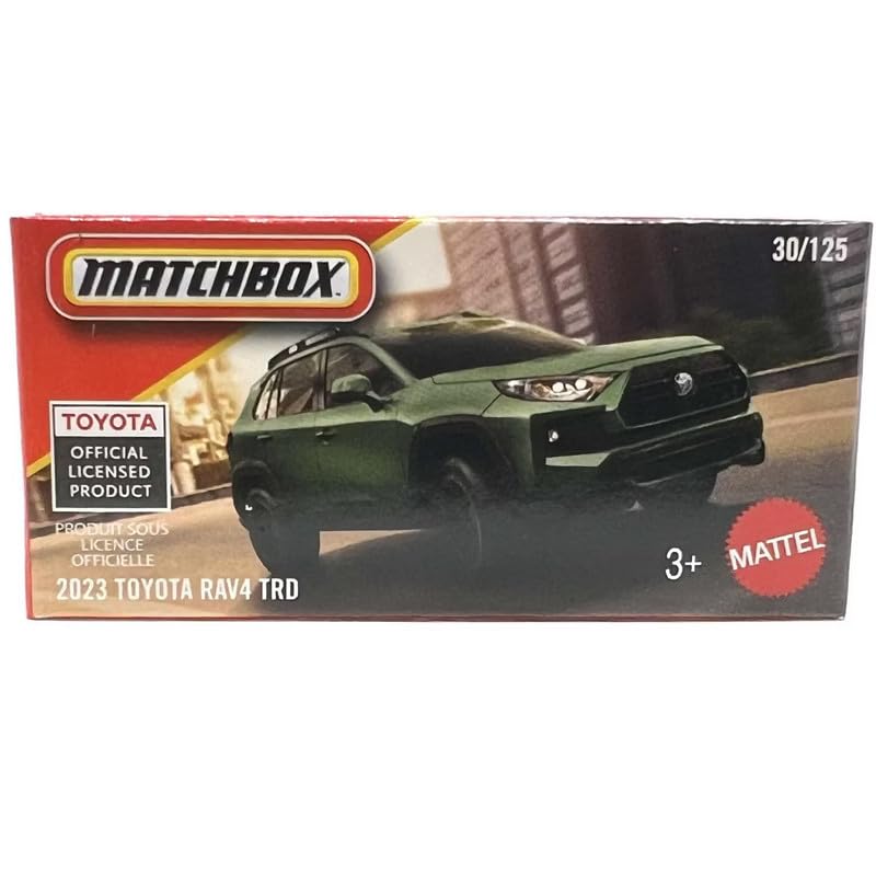 Image of Hot Wheels 2025 Match Box 2023 Toyota Rav4 TRD for 3 Years & Above 30 /125 (Green)