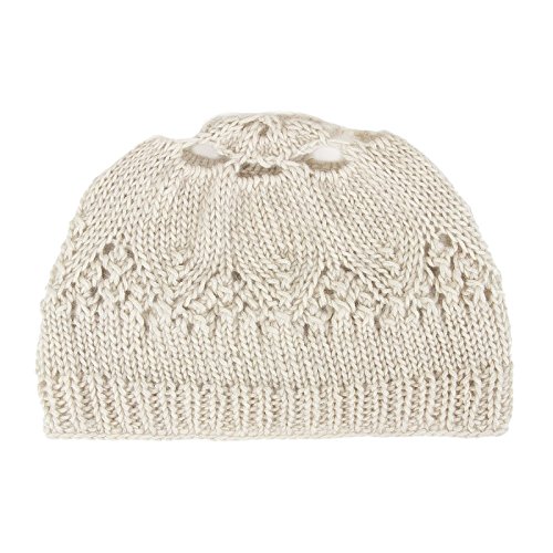 Bonnet YAK grosse maille ajourée haut de gamme et finitions artisanales