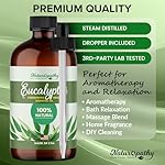 Naturopathy Eucalyptus Essential Oil, Therapeutic Grade, Premium Quality Perfect for Aromatherapy (4 fl oz) - Image 4