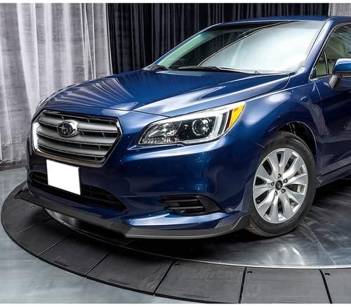 3 Pieces STi-Style Front Bumper Lip Spoiler Splitter Side Body Kit Trim Protection Compatible with 2015-2017 Subaru Legacy, 2016 (Matt Black)