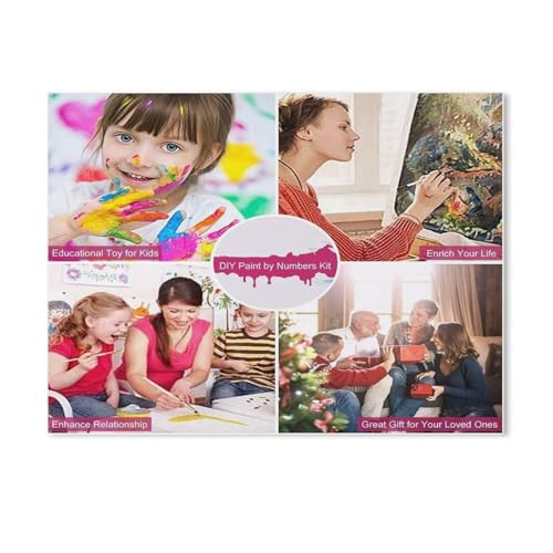 Peinture par Numero Kit Complet de relaxation pour la maison