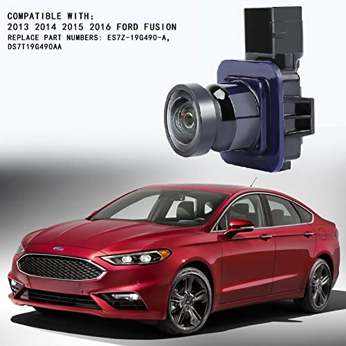 Image of Rear View Backup Camera Replacement for Fusion SE /S /Titanium 2013 2014 2015 2016 Reversing Parking Assist Camera Replaces# ES7Z19G490A, DS7Z19G490A,ES7Z-19G490-A