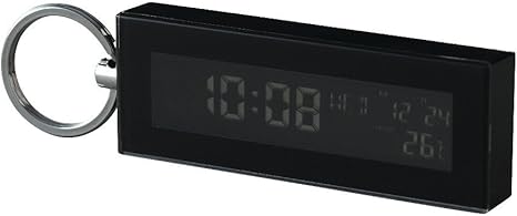 Amazon Idea Label キーホルダーlcdクロック Lca069 Bk 2190513 置き時計 掛け時計 オンライン通販