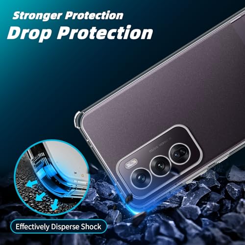 Image of for [Realme P3x] Case,[Realme P3x] Phone Back Case Cover Clear Transparent Corners TPU Shock-Absorption Flexible Cell Phone Cover for [Realme P3x] - Transparent