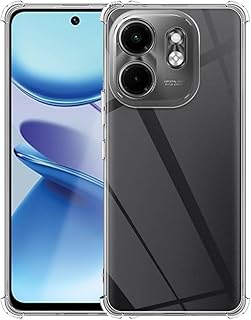 جراب شفاف لموبايل انفينيكس سمارت 9، غطاء حماية كامل للجسم مقاوم للصدمات ومقاوم للخدش ومرن