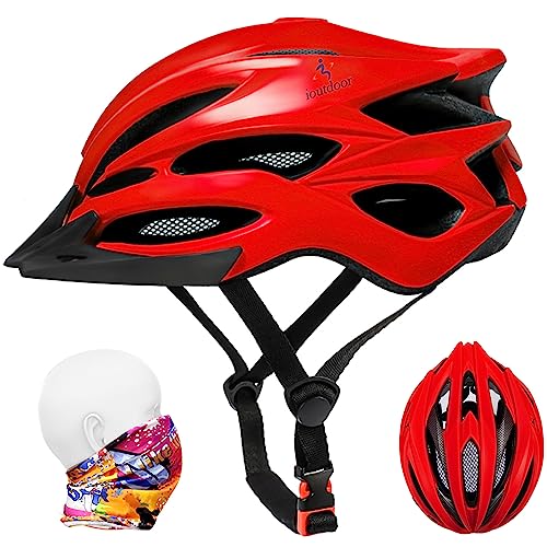 Fahrradhelm Erwachsene - Stylischer, Atmungsaktiver Helm Mit UV- &  Ohrenschutz E-Bike Helm Mit Ohrenschutz
