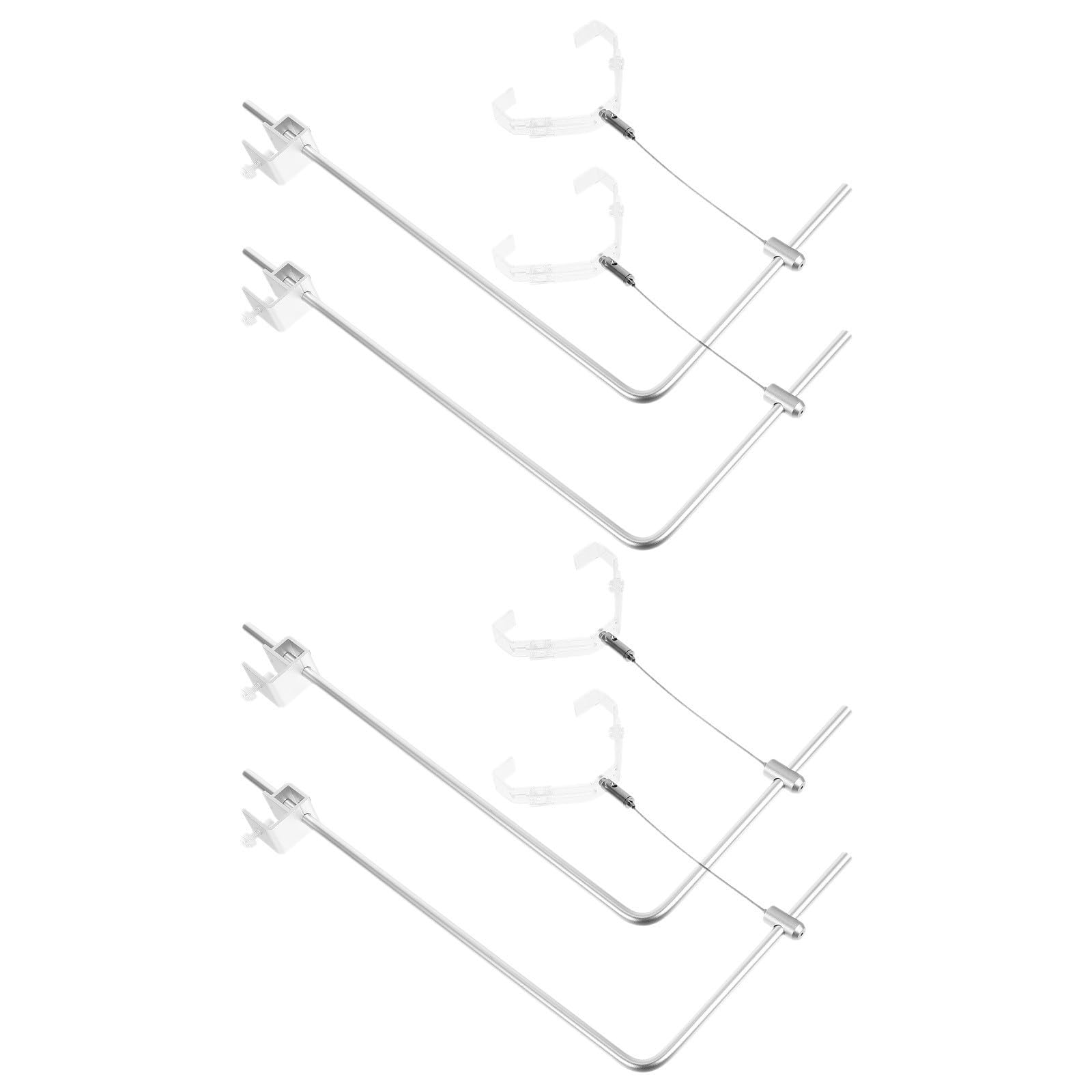 Aquarienlampenhalterung 4 Stück aus Aluminiumlegierung