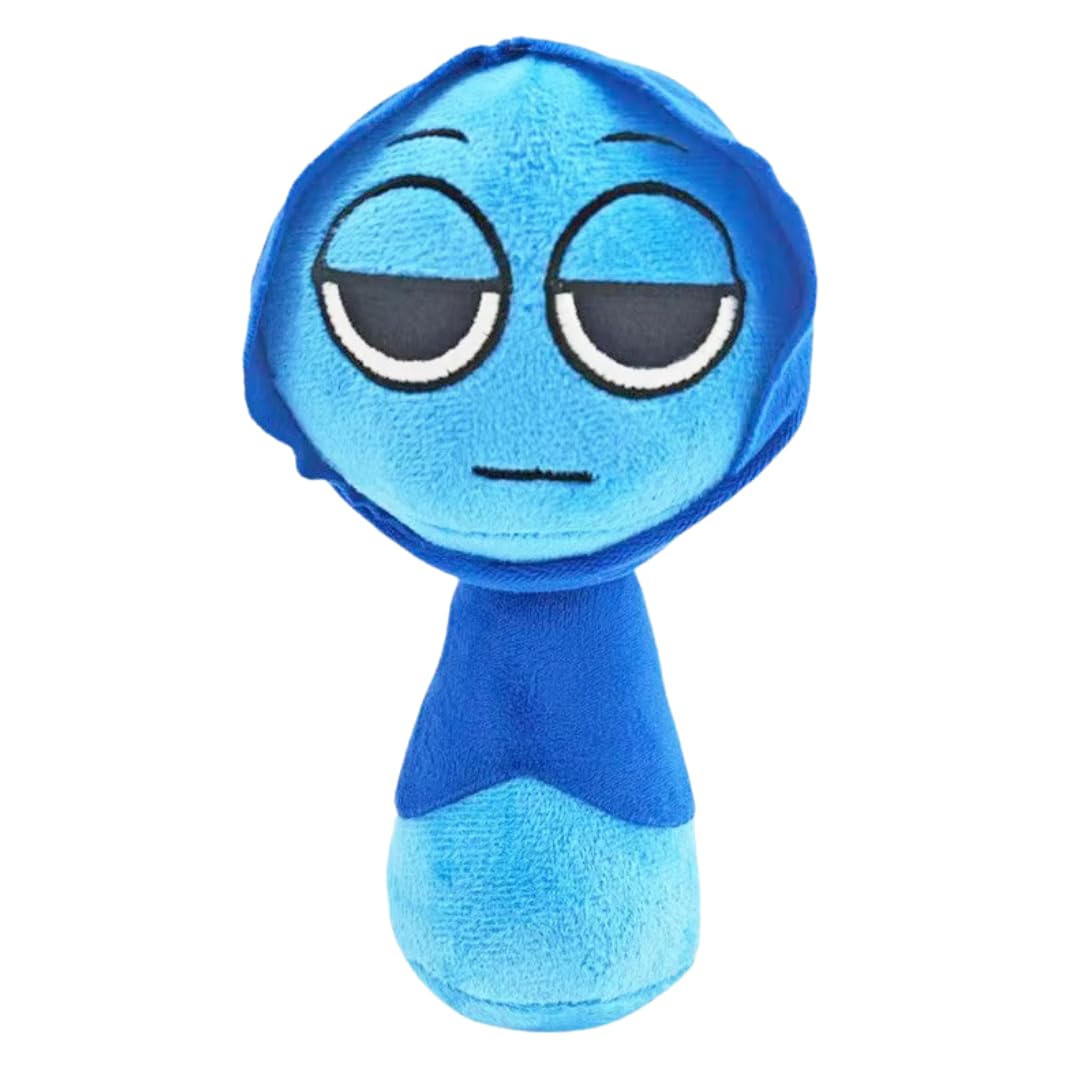 TechMax Solution Blue Scarf Sprunki Plush Toys-image-6