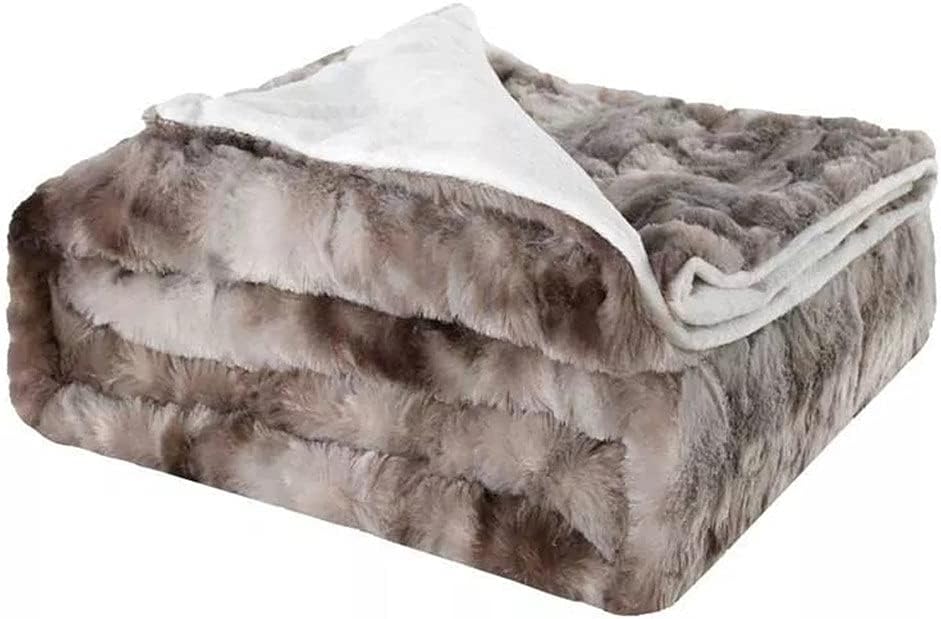 HBJWOV Coral Velvet Toddler Child Recliner Divan Blankets Bedspread Hotel Restaurant Plaids Warm Four Seasons Cover Blanket(D,152x127cm)