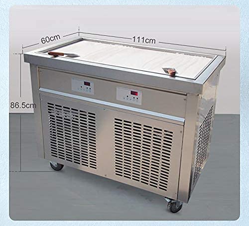 Kolice Commcercial 98X50cm Große Rechteckpfanne Thailand Gebratene Eismaschine Joghurt Gebratene Eismaschine Instant… – Bild 4