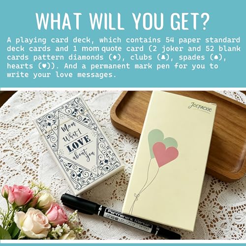 54 Naipes para jugar con mensajes personalizados para mamá miniatura 6