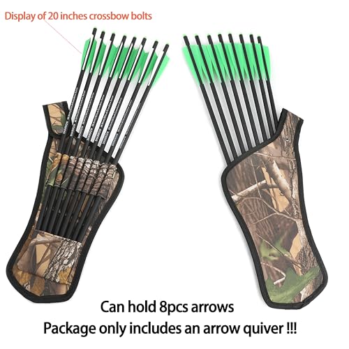 ZSHJGJR Archery Arrow Quiver Crossbow Arrow Quiver Hip Arrow Pocket Holder Waist