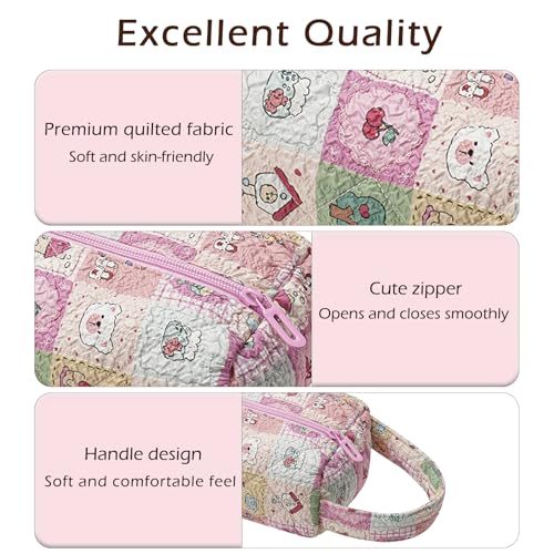 Image of RSRSLEII Quilted Hair Tools Travel Bag,Hair Styling Accessories Storage Case for Shark FlexStyle, Dyson Airwrap Hair Dryer, Curling Iron, Revlon Hair Tools,Portable and foldable(03Checkered)
