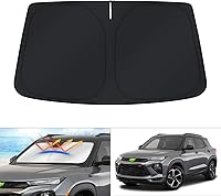 Vista 25 de KUST - Parasol para parabrisas para Chevy Equinox 2010–2017, accesorios para ventanas, funda solar plegable, bloquea los rayos UV, mantiene el coche