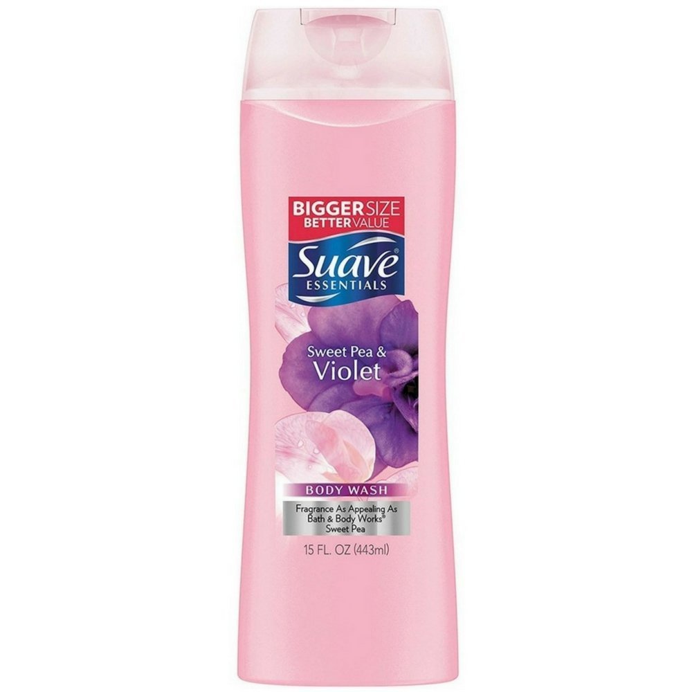 SuaveNaturals Body Wash - Sweet Pea & Violet - 350ml - 2 pk by Suave