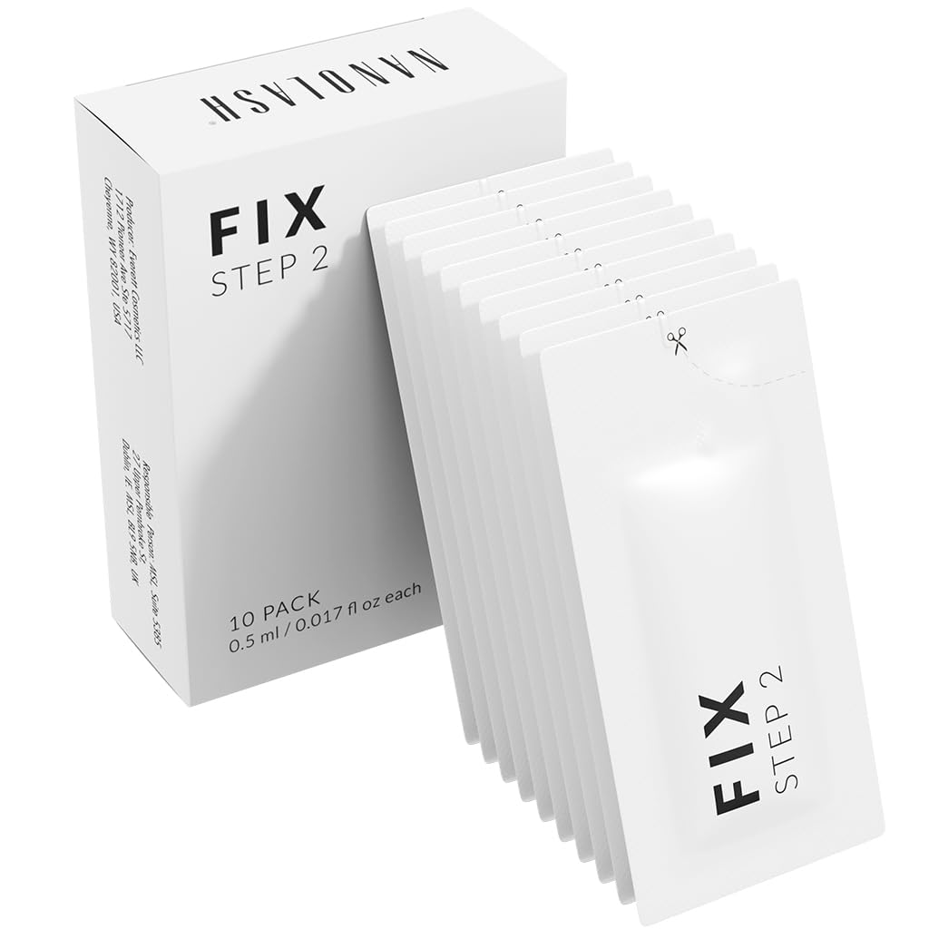 Nanolash Step 2 Fix 10 sachets - lash lift and lamination neutralizer