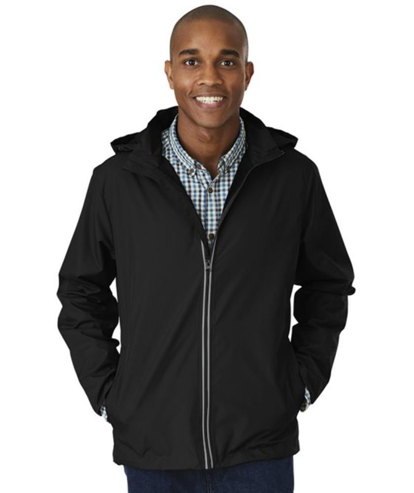 Charles River Apparel Men's Pack-n-go® Full Zip Reflective Jacket