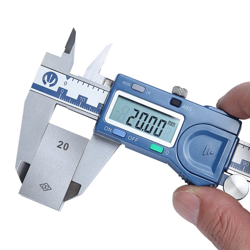 Calibre Digital 150 mm Precision Digital Metal Vernier Caliper Acero Inoxidable 3MS Respuesta Medición de Pachómetro de Calibre
