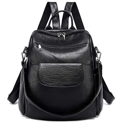 Image of Women Fashion Backpack Purse Waterproof Bookbags Travel Shopping Rucksack Convertible Ladies Shoulder Bag