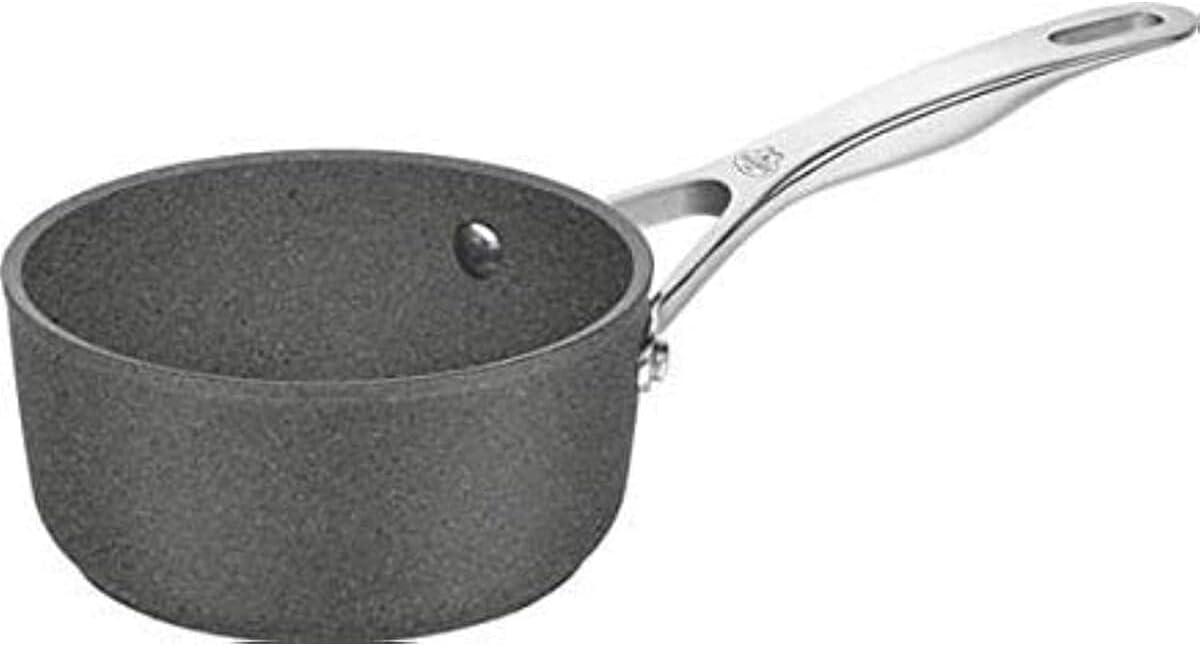 BALLARINI High Non-Stick Aluminium Casserole for Induction with One Handle Saline Line, Diameter 16 cm