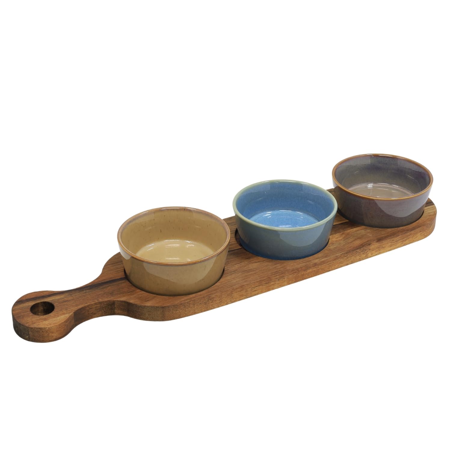 Lesser & Pavey Set Di 2 Ciotole Rettangolari Per Snack E Salse - Design Terrazzo, Piccole Ciotole Da Portata Impilabili - Lavabili In Lavastoviglie, Per Noci, Patatine, Dessert