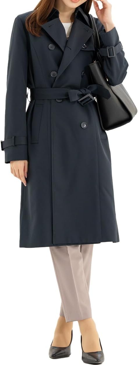 美品 Sugar Gloss ピンクチェック トレンチコート ハートボタン