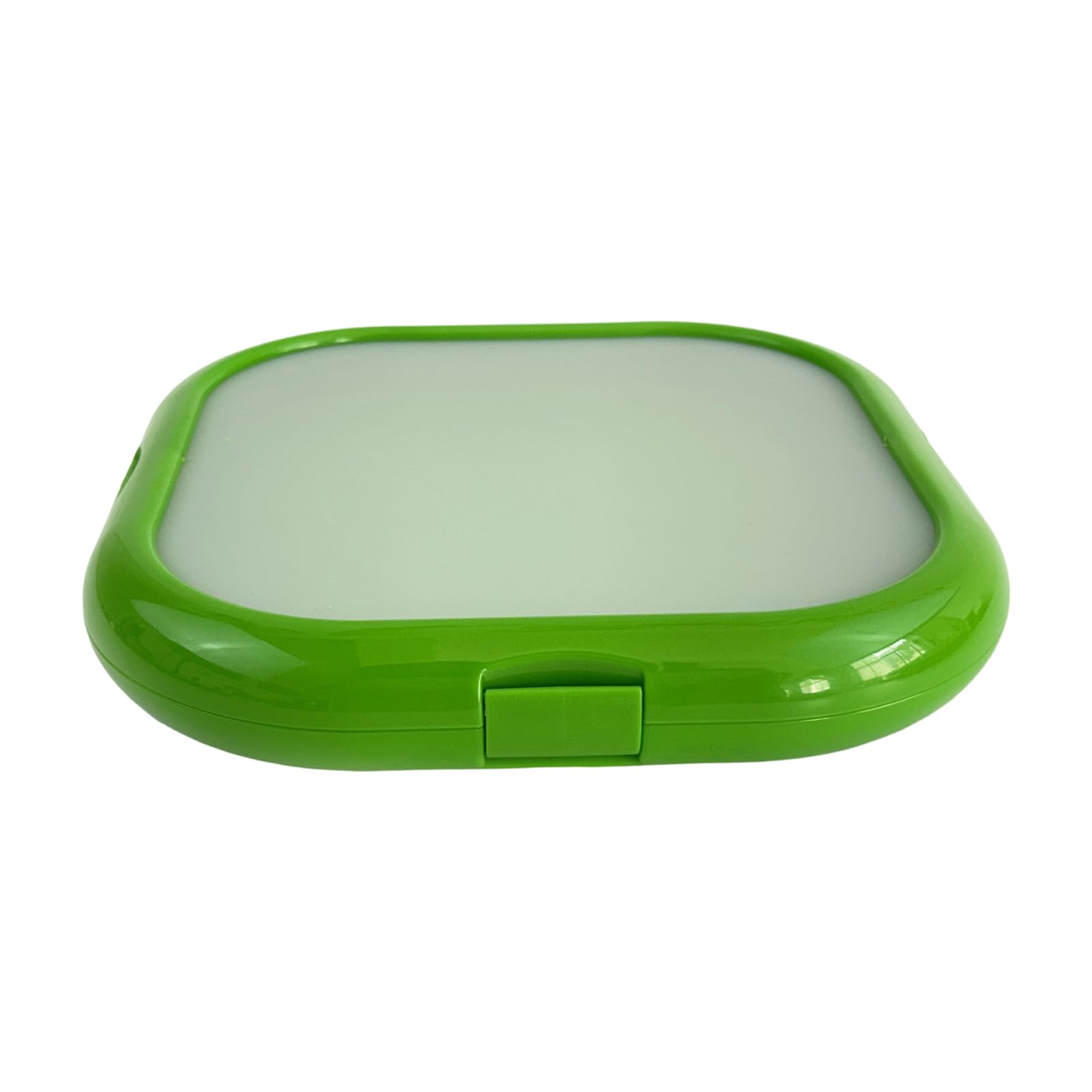 Tsophreniq Green Stackable Refrigerator Organizer Box, Silic1 Food Keeper With Pp Frame For Fruit, Vegetables, Leftovers, Snacks