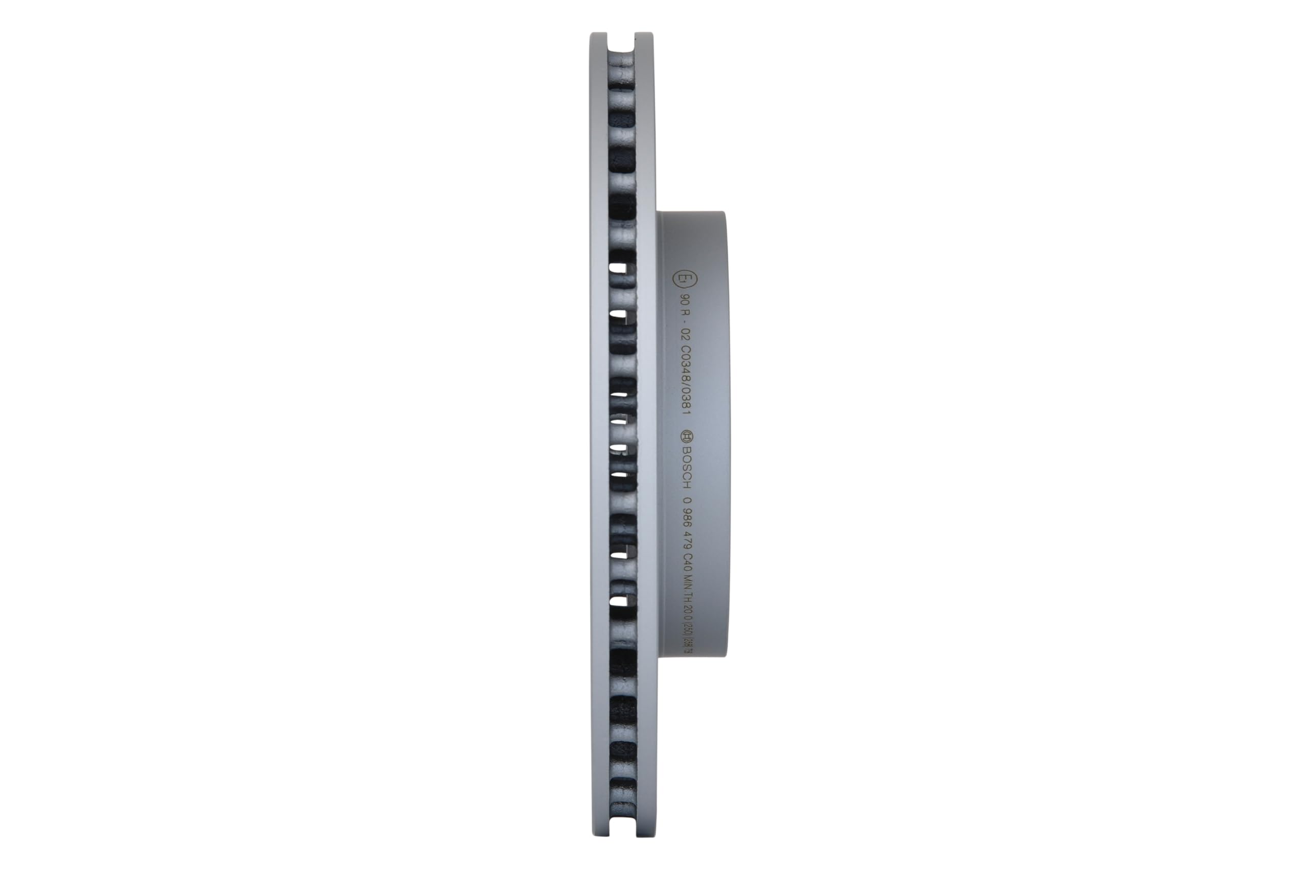 BOSCH Set Dischi Freno BD2179 - Dischi Freno Ventilati di Ghisa di 280mm - Asse Anteriore - Conformi al regolamento ECE-R90 - Resistente a Surriscaldamento e Corrosione - 2 Dischi