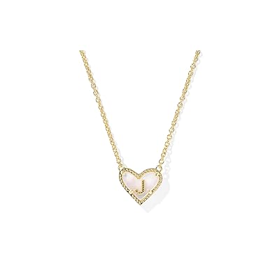 Kendra Scott Heart Letter J Short Pendant Women