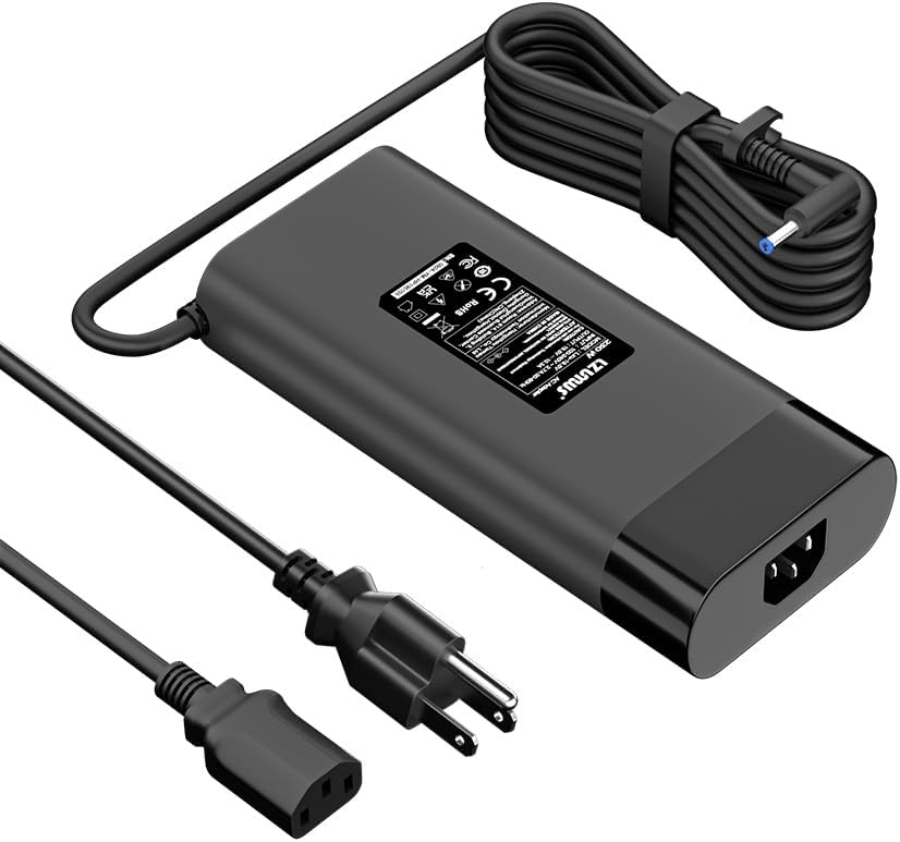 For HP 230W Charger - 19.5V 11.8A Power Supply, 4.5x3.0mm Tip ac Adapter for HP Victus 16 15 OMEN 16 17 Laptop, ZBook Power G10 G9 G8, Compatible with Models 16-s0000, 15-fb1000, 16-b1797nr, 17-cb1000