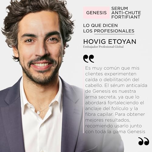 Kérastase Genesis, Sérum Anti-Caída, Fortalecedor Diario, Enriquecido con Raíz de Jengibre, Cafeína y Arginina, Para Cabello Débil o Frágil, Sérum Anti-Chute Fortifiant, 90 ml - imagen 8