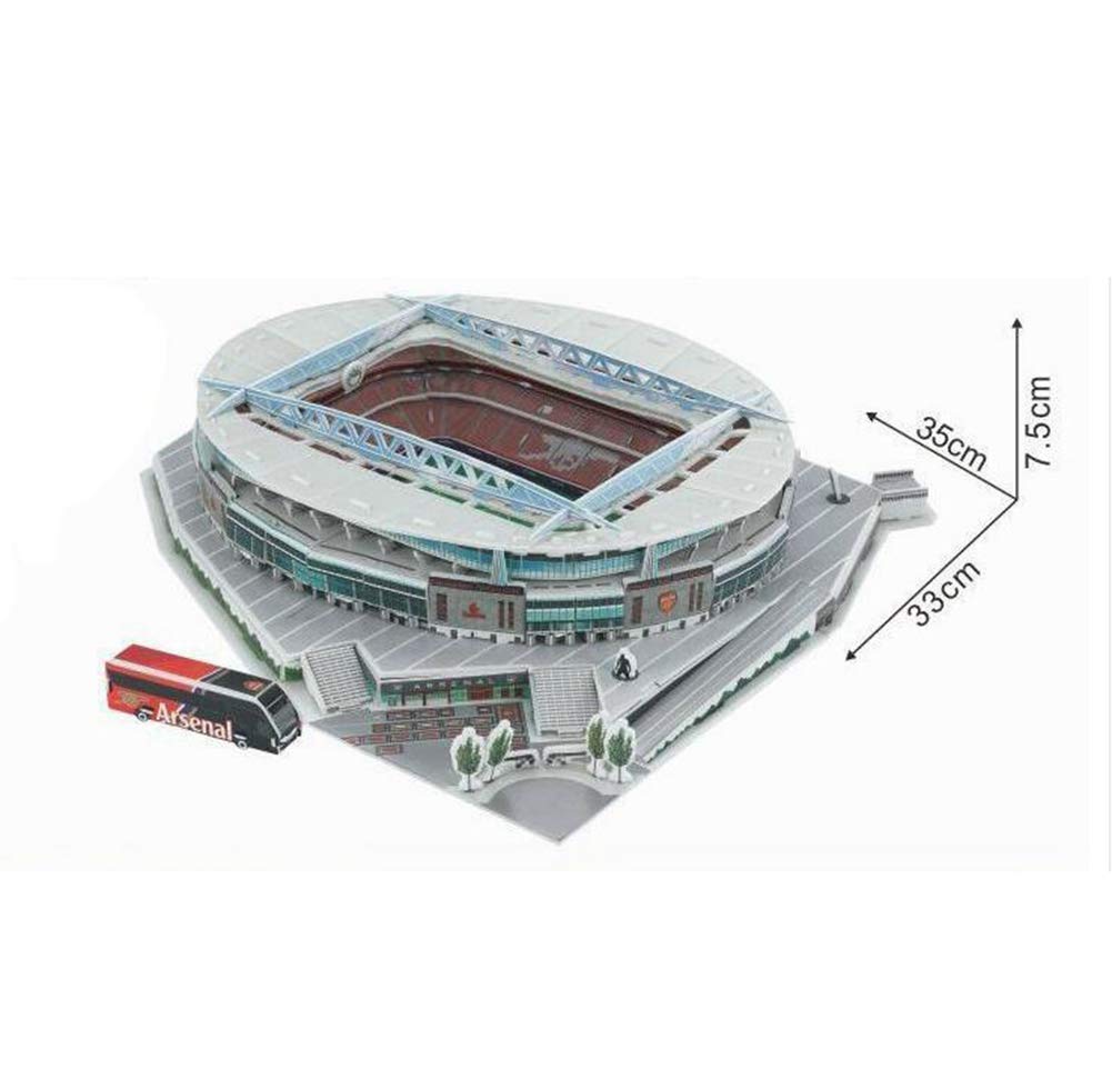 Amazon.co.jp: Arsenal Emirates Stadium 3D Puzzle Model, World