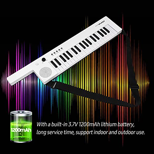 clavier électronique,HUIOP Guitare Piano Électronique avec Mini Clavier Clavier Électronique à 37 Touches Piano Rechargeable pour Enfants Piano,Piano électronique avec mini clavier,clavier électroniqu - Les Beatles, Paul McCartney, John Lennon, RIngo Starr, George Harrison clavier électronique,HUIOP Guitare Piano Électronique avec Mini Clavier Clavier Électronique à 37 Touches Piano Rechargeable pour Enfants Piano,Piano électronique avec mini clavier,clavier électroniqu – Image 8