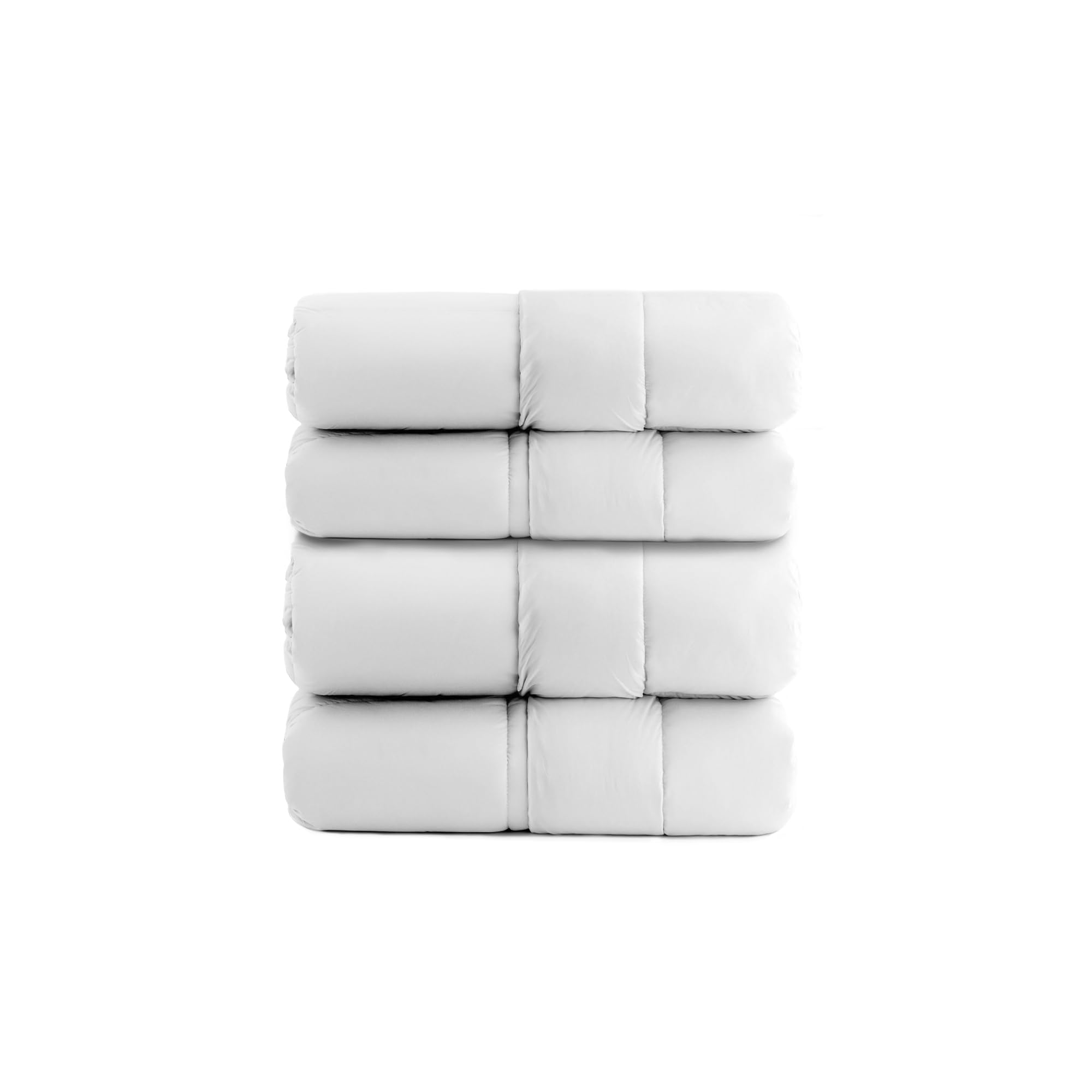 Italian Bed Linen Piumino 4 Stagioni Prestige, Microfibra, Bianco, 150 x 200 cm