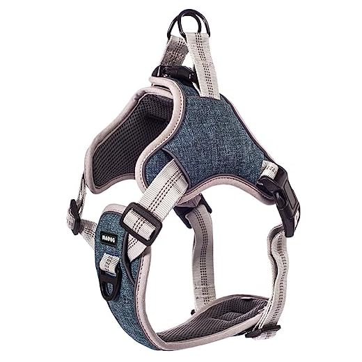 Coleira Peitoral Antipuxão para Cachorro MADOG Comfort (Azul, G)