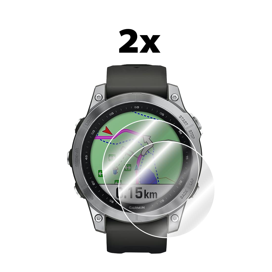 IPG for Garmin Tactix Delta Solar Tactical Hydrogel Screen Protector (2 Units) Invisible HD Clear Film Anti Scratch Guard-Smooth/Self-Healing/Bubble for TactixDelta