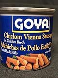 Goya Chicken Vienna Sausages 5 Ounces (6 Pack) Salchichas