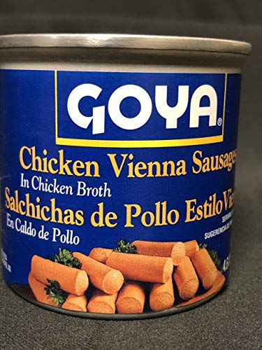 Goya Chicken Vienna Sausages 5 Ounces (6 Pack) Salchichas